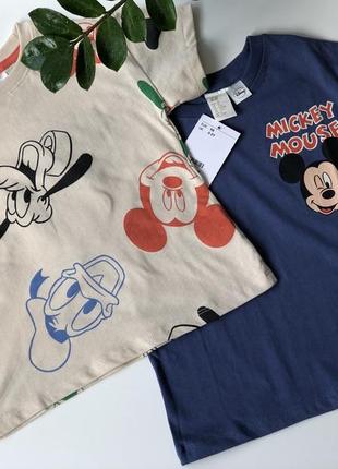 Футболка h&m міккі 2-3 рокі 98 см 3-4 роки 104 см disney mickey mouse1 фото