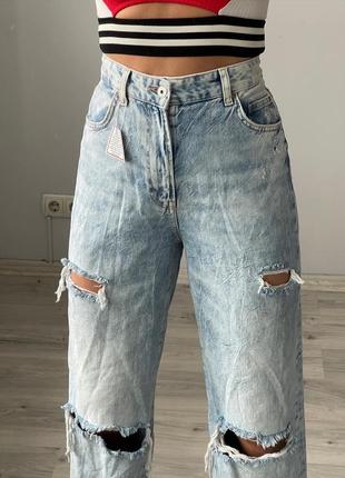 Джинсы клёш denim_bershka4 фото