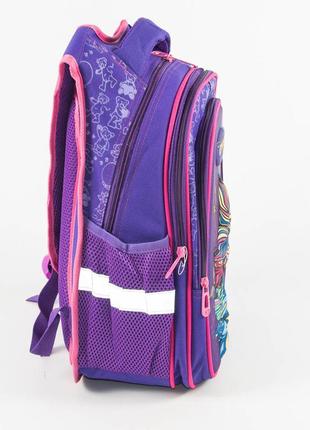 Школьный рюкзак для девочки с ортопедической спинкой - фиолетовый - y0322 фото
