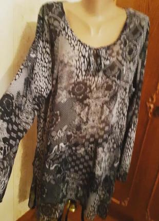 Блуза в стилі бохо євр.48 н/р 54,56