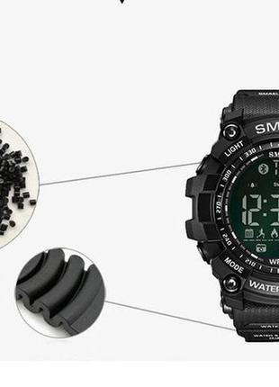 Чоловічі спортивні смарт годинник smael 1617 smart watch наручні спорт водонепроникні годинники6 фото