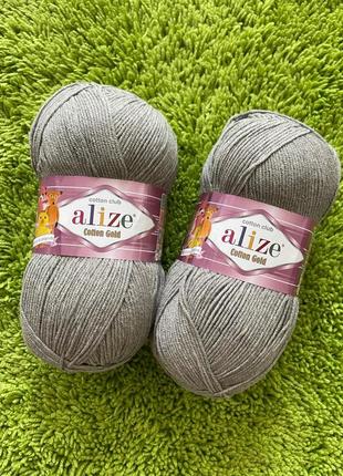 Пряжа alize cotton gold