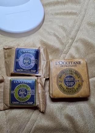 Мыло 3шт loccitane