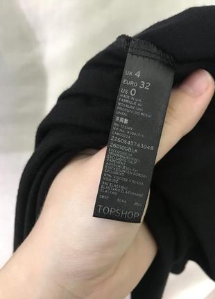 Сукня в спортивному стилі облягає topshop petite чорне базове6 фото