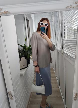 Сорочка сорочка блуза блузка топ мокко капучіно стильно бренд marc o'polo