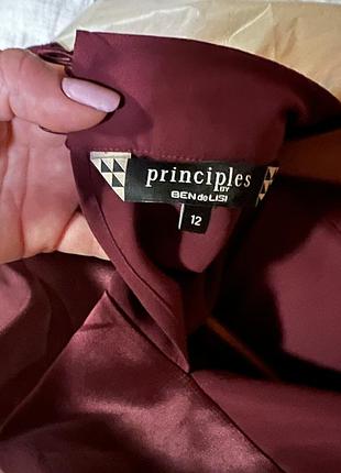 Сукня міді бордове 3