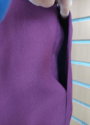 Стильний комбінезон штани штани палаццо бордо.8 фото