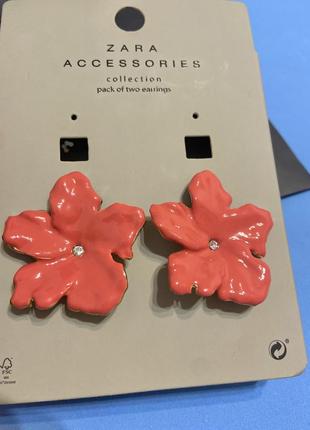 Серьги / сережки zara