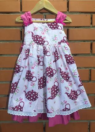 Платье, сарафан strawberry faive 2-3 г ( 98 cм)1 фото