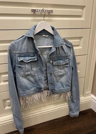 Джинсовий піджак guess