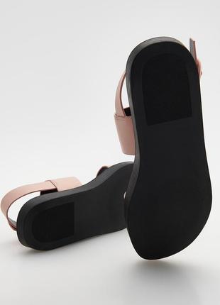 Босоніжки жіночі пудрові рожеві бежеві чорні сандал9 фото