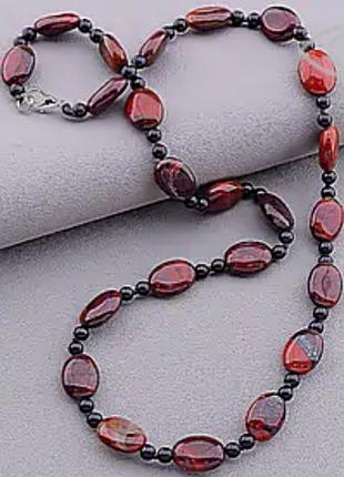 Намисто, намисто, кольє з натуральних каменів аметист, агат, перли, сердолік, гранат і ін2 фото
