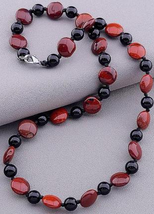 Намисто, намисто, кольє з натуральних каменів аметист, агат, перли, сердолік, гранат і ін8 фото