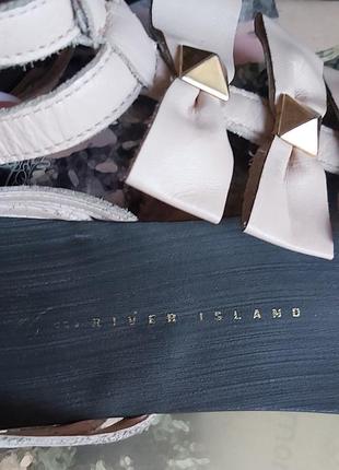 Кожаные босоножки river island6 фото