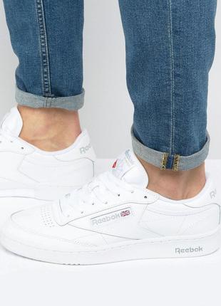 Шкіряні кросівки кеді reebok club ar 0455/ розм.38,5 оригінал2 фото