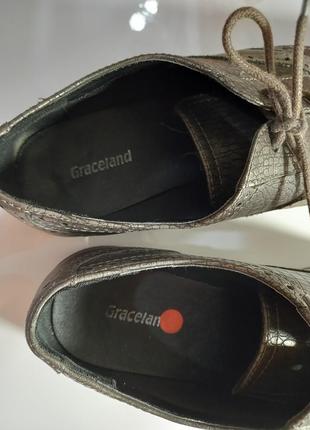 Фирменные женские туфли броги graceland6 фото