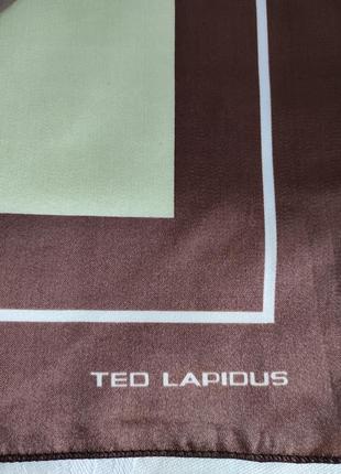 Платок в цветы ted lapidus2 фото