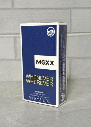 Mexx whenever wherever for him 50 мл для мужчин (оригинал)