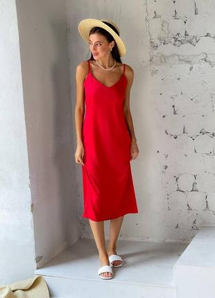 Шикарне плаття комбінація сукня -комбінація червона чорна голуба фуксія червоне чорне голубе3 фото