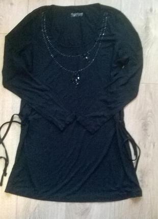 Віскозна подовжена блуза-туніка tcm tchibo2 фото