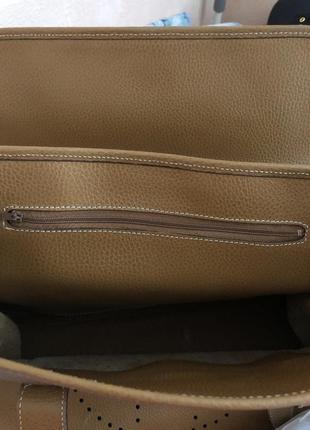 Шкіряна сумка в стилі hermes.5 фото