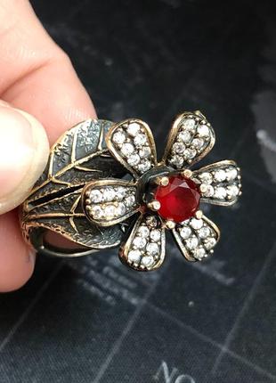 Срібне кільце 925 проба.вага 9,5 гр.р.17,5-18