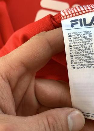 Мужская дышащая спортивная поло футболка fila8 фото