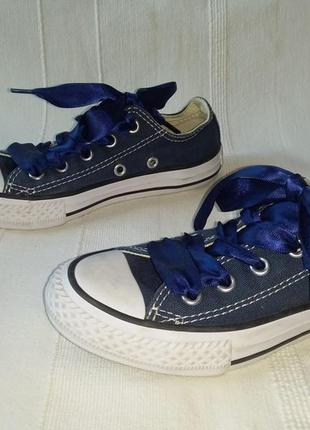 Кеды converse для девочки р.28,5 ст.17,5-19см7 фото