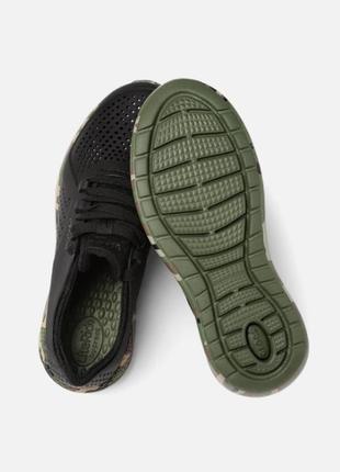Мужские черные кроссовки crocs literide printed camo pacer black/multi3 фото