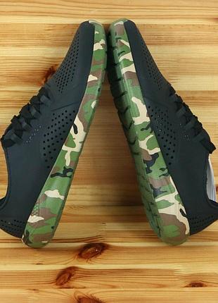 Мужские черные кроссовки crocs literide printed camo pacer black/multi