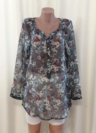 Довга сорочка туніка з довгим рукавом