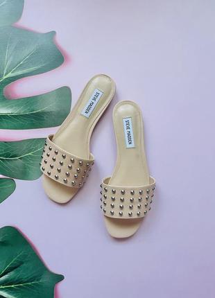 Кожаные шлепанцы 39р. steve madden