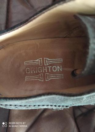 Туфлі оксфорди чоловічі, замшеві, brighton,розмір 403 фото