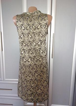 Сукня золотисто-сіре 3