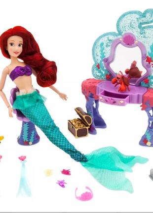 Disney лялька русалочка аріель і туалетний столик з аксесуарами