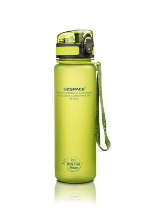 Пляшка uzspace colorful frosted 3026, 500 мл, light green