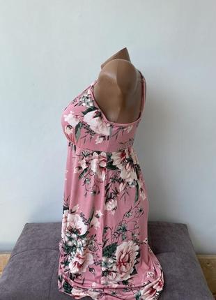 Неймовірна сукня бюстьє сарафан квітковий принт у квітку сорочка ночнушка платье бюстье3 фото
