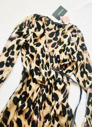 Очень эффектное платье в леопардовый принт pettylittlething3 фото