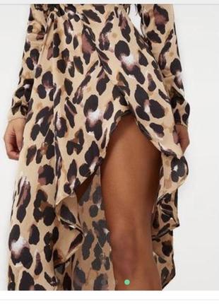 Очень эффектное платье в леопардовый принт pettylittlething8 фото