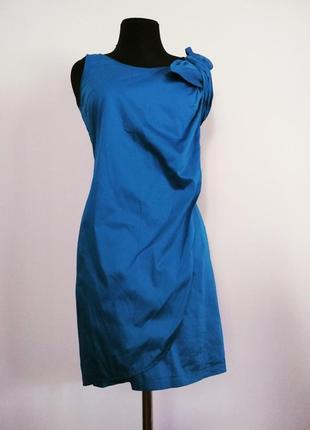 Котон стрейч бренд люкс платье с бантом качество6 фото