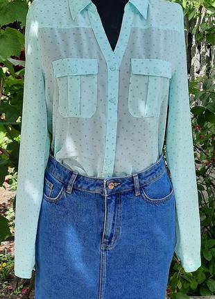 Джинсовая юбка new look 12