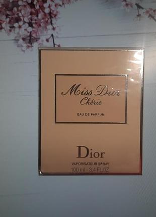 Dior miss dior cherie parfum 100мл стильний парфумована вода парфуми жіночий парфум оригінал 100мл міс діор черрі жіночий парфум міс діор чері