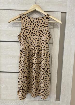 Платье h&m летнее леопардовое 2