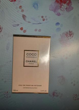 Coco chanel mademoiselle 100мл eau de parfum intense оригінал мадемуазель коко шанель інтенс жіночий парфум мадмазель інтенс парфуми парфумована вода