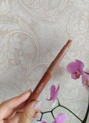 Matte lip crayon от l'oreal paris помада 101 номер