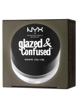 Блиск для очей nyx professional makeup glazed & confused eye gloss2 фото