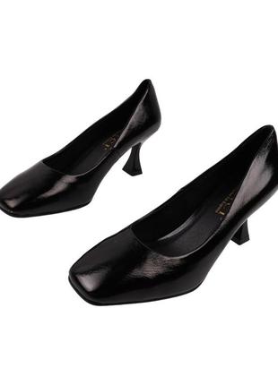 Туфли женские liici черные3 фото