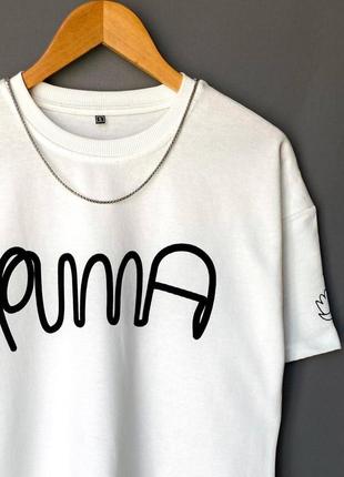 Чоловіча оверсайз футболка puma2 фото