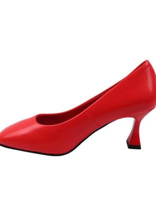 Туфли женские liici красные6 фото