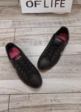 Шкіряні кросівки lacoste .оригінал!